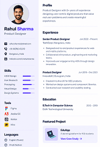 Professional resume template